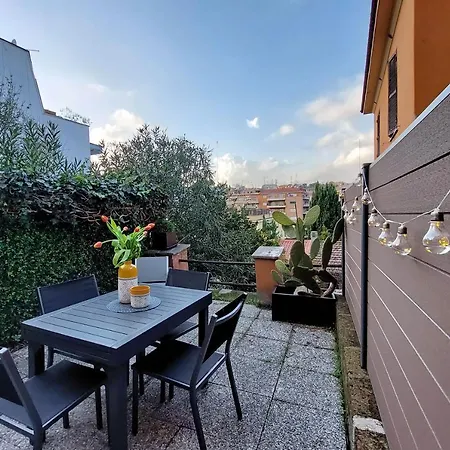 4Bnb - Cozy Vatican Loft With Terrace Rom Exterior foto